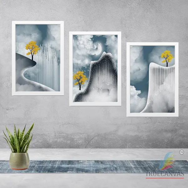 White__Abstract_Canvas_Painting_Set_Of_3_Wall_Hanging_Frame_|_For_Home,_Living_Room_Gallery_&_Office,_White,_Size_13.50_X_19.50_Inch,_Sf160