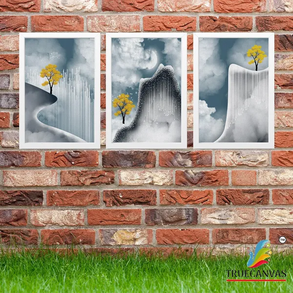 White__Abstract_Canvas_Painting_Set_Of_3_Wall_Hanging_Frame_|_For_Home,_Living_Room_Gallery_&_Office,_White,_Size_13.50_X_19.50_Inch,_Sf160