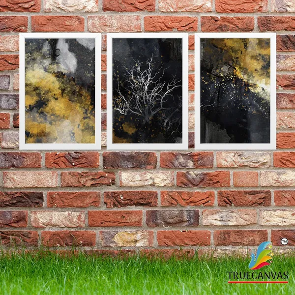 White__Abstract_Canvas_Painting_Set_Of_3_Wall_Hanging_Frame_|_For_Home,_Living_Room_Gallery_&_Office,_White,_Size_13.50_X_19.50_Inch,_Sf161