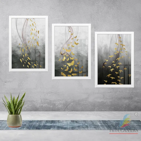White__Abstract_Canvas_Painting_Set_Of_3_Wall_Hanging_Frame_|_For_Home,_Living_Room_Gallery_&_Office,_White,_Size_13.50_X_19.50_Inch,_Sf162