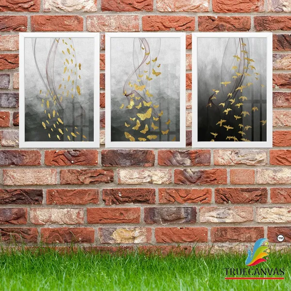 White__Abstract_Canvas_Painting_Set_Of_3_Wall_Hanging_Frame_|_For_Home,_Living_Room_Gallery_&_Office,_White,_Size_13.50_X_19.50_Inch,_Sf162