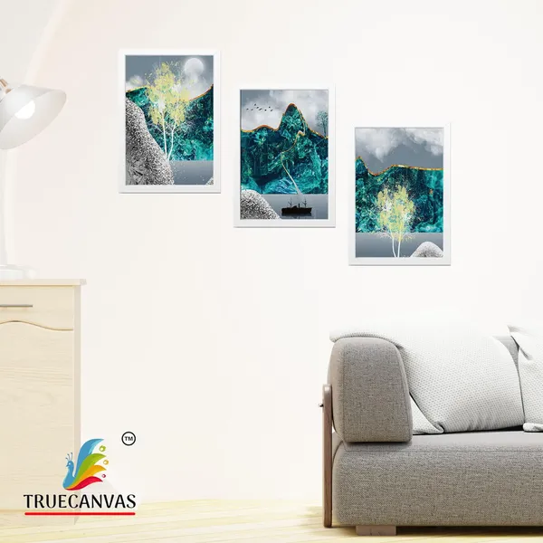 White__Abstract_Canvas_Painting_Set_Of_3_Wall_Hanging_Frame_|_For_Home,_Living_Room_Gallery_&_Office,_White,_Size_13.50_X_19.50_Inch,_Sf164