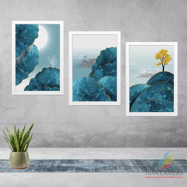 White__Abstract_Canvas_Painting_Set_Of_3_Wall_Hanging_Frame_|_For_Home,_Living_Room_Gallery_&_Office,_White,_Size_13.50_X_19.50_Inch,_Sf168