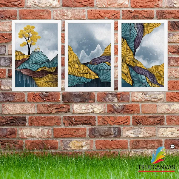 White__Abstract_Canvas_Painting_Set_Of_3_Wall_Hanging_Frame_|_For_Home,_Living_Room_Gallery_&_Office,_White,_Size_13.50_X_19.50_Inch,_Sf170