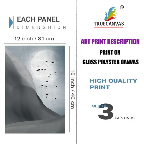 White__Abstract_Canvas_Painting_Set_Of_3_Wall_Hanging_Frame_|_For_Home,_Living_Room_Gallery_&_Office,_White,_Size_13.50_X_19.50_Inch,_Sf171