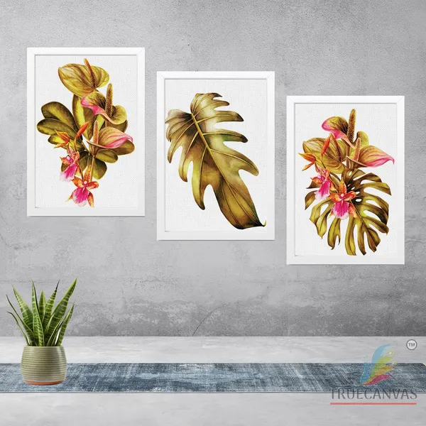 White__Abstract_Canvas_Painting_Set_Of_3_Wall_Hanging_Frame_|_For_Home,_Living_Room_Gallery_&_Office,_White,_Size_13.50_X_19.50_Inch,_Sf172
