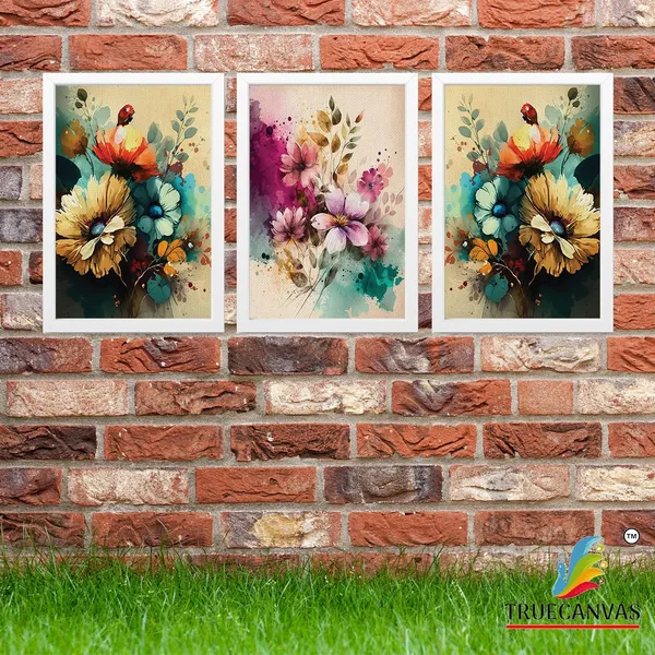 White__Abstract_Canvas_Painting_Set_Of_3_Wall_Hanging_Frame_|_For_Home,_Living_Room_Gallery_&_Office,_White,_Size_13.50_X_19.50_Inch,_Sf190