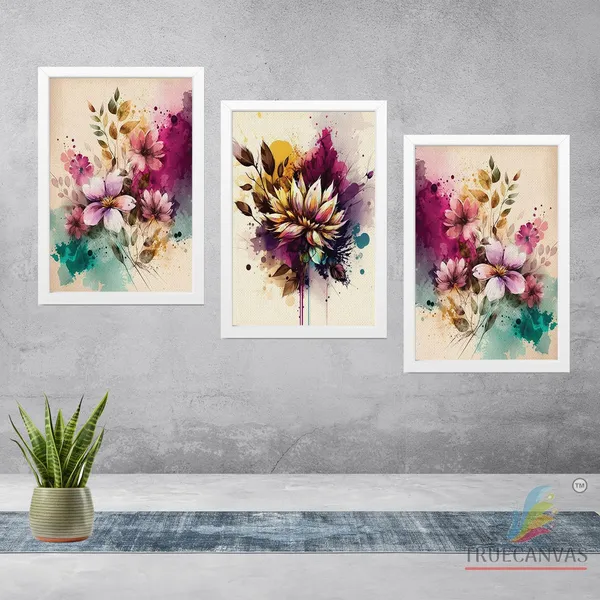 White__Abstract_Canvas_Painting_Set_Of_3_Wall_Hanging_Frame_|_For_Home,_Living_Room_Gallery_&_Office,_White,_Size_13.50_X_19.50_Inch,_Sf194