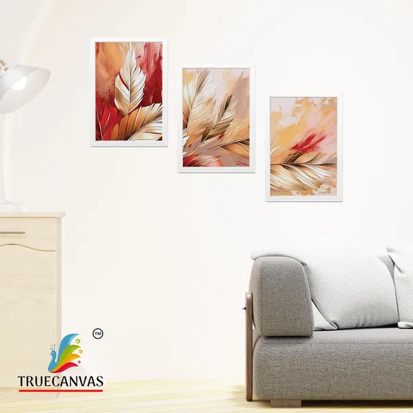 White__Abstract_Canvas_Painting_Set_Of_3_Wall_Hanging_Frame_|_For_Home,_Living_Room_Gallery_&_Office,_White,_Size_13.50_X_19.50_Inch,_Sf201