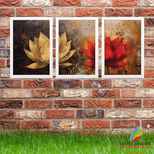 White__Abstract_Canvas_Painting_Set_Of_3_Wall_Hanging_Frame_|_For_Home,_Living_Room_Gallery_&_Office,_White,_Size_13.50_X_19.50_Inch,_Sf205