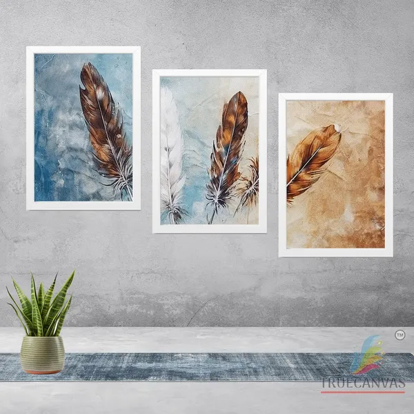 White__Abstract_Canvas_Painting_Set_Of_3_Wall_Hanging_Frame_|_For_Home,_Living_Room_Gallery_&_Office,_White,_Size_13.50_X_19.50_Inch,_Sf206