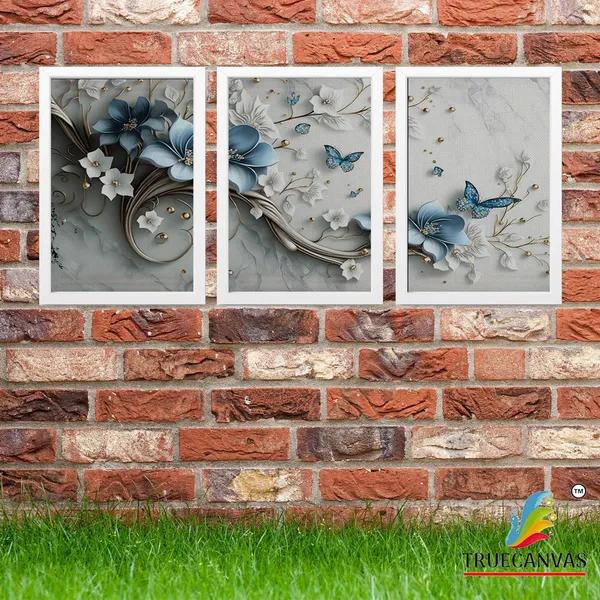 White__Abstract_Canvas_Painting_Set_Of_3_Wall_Hanging_Frame_|_For_Home,_Living_Room_Gallery_&_Office,_White,_Size_13.50_X_19.50_Inch,_Sf213