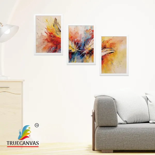 White__Abstract_Canvas_Painting_Set_Of_3_Wall_Hanging_Frame_|_For_Home,_Living_Room_Gallery_&_Office,_White,_Size_13.50_X_19.50_Inch,_Sf215