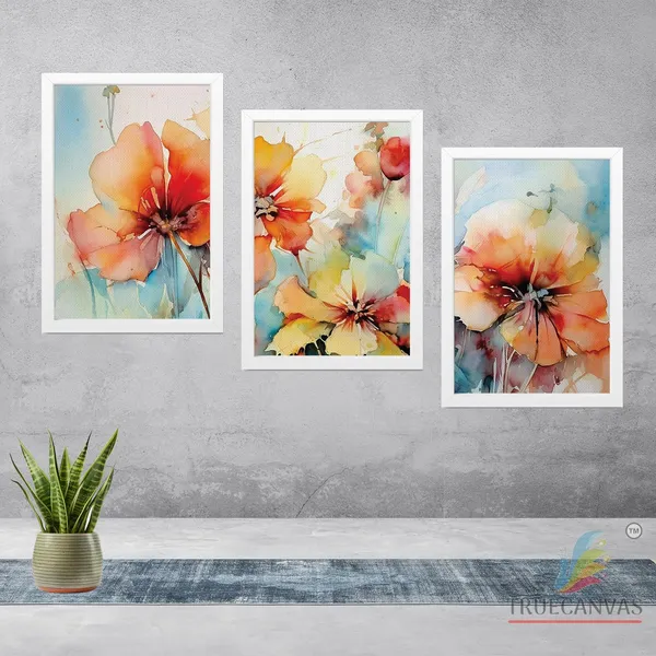 Multicolor_Abstract_Canvas_Painting_Set_Of_3_Wall_Hanging_Frame_|_For_Home,_Living_Room_Gallery_&_Office,_White,_Size_13.50_X_19.50_Inch,_Sf217