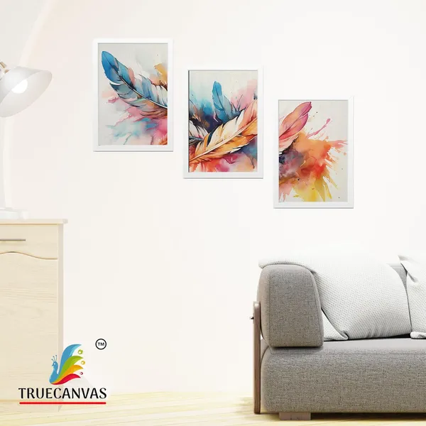 Multicolor_Abstract_Canvas_Painting_Set_Of_3_Wall_Hanging_Frame_|_For_Home,_Living_Room_Gallery_&_Office,_White,_Size_13.50_X_19.50_Inch,_Sf218