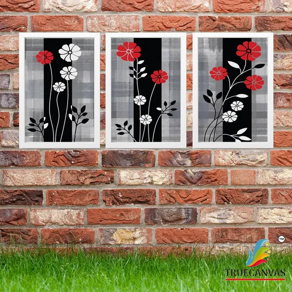 White__Abstract_Canvas_Painting_Set_Of_3_Wall_Hanging_Frame_|_For_Home,_Living_Room_Gallery_&_Office,_White,_Size_13.50_X_19.50_Inch,_Sf219