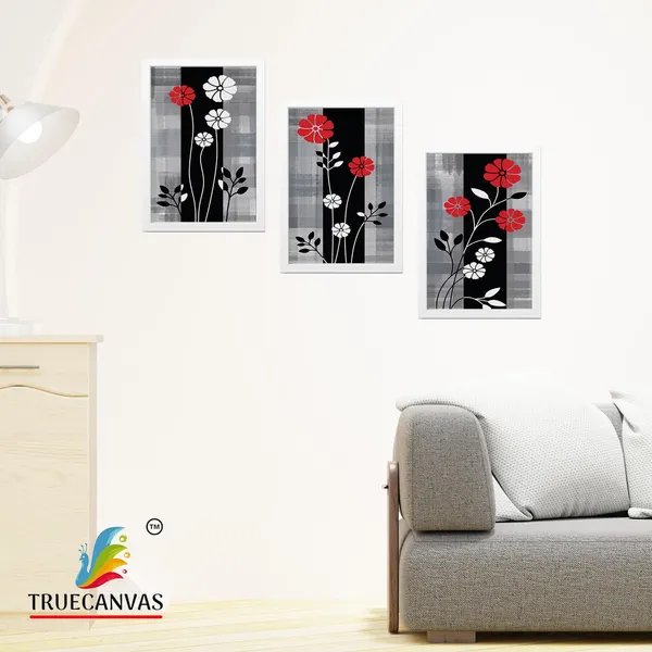 White__Abstract_Canvas_Painting_Set_Of_3_Wall_Hanging_Frame_|_For_Home,_Living_Room_Gallery_&_Office,_White,_Size_13.50_X_19.50_Inch,_Sf219