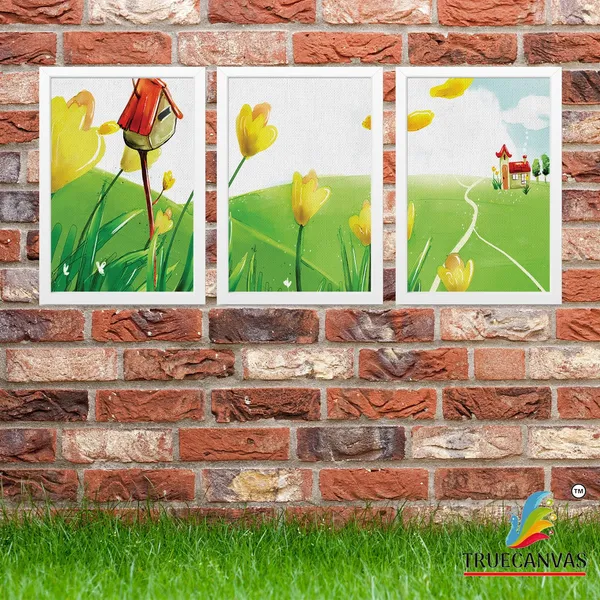 White__Abstract_Canvas_Painting_Set_Of_3_Wall_Hanging_Frame_|_For_Home,_Living_Room_Gallery_&_Office,_White,_Size_13.50_X_19.50_Inch,_Sf223
