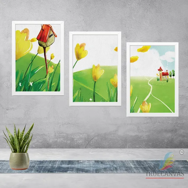 White__Abstract_Canvas_Painting_Set_Of_3_Wall_Hanging_Frame_|_For_Home,_Living_Room_Gallery_&_Office,_White,_Size_13.50_X_19.50_Inch,_Sf223