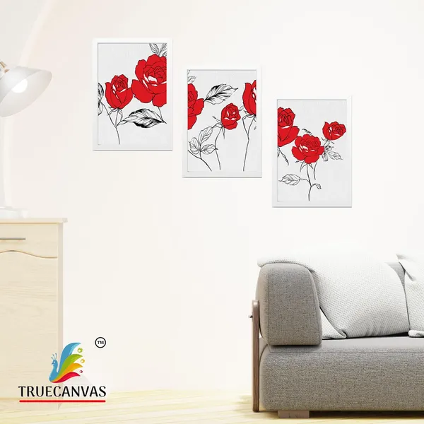 White__Abstract_Canvas_Painting_Set_Of_3_Wall_Hanging_Frame_|_For_Home,_Living_Room_Gallery_&_Office,_White,_Size_13.50_X_19.50_Inch,_Sf232