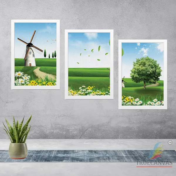 White__Abstract_Canvas_Painting_Set_Of_3_Wall_Hanging_Frame_|_For_Home,_Living_Room_Gallery_&_Office,_White,_Size_13.50_X_19.50_Inch,_Sf234
