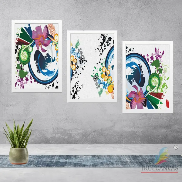 White__Abstract_Canvas_Painting_Set_Of_3_Wall_Hanging_Frame_|_For_Home,_Living_Room_Gallery_&_Office,_White,_Size_13.50_X_19.50_Inch,_Sf238