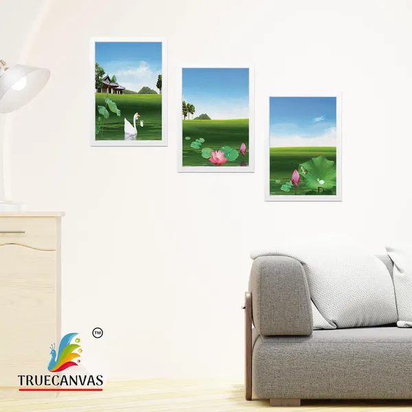 White__Abstract_Canvas_Painting_Set_Of_3_Wall_Hanging_Frame_|_For_Home,_Living_Room_Gallery_&_Office,_White,_Size_13.50_X_19.50_Inch,_Sf242