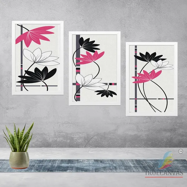 White__Abstract_Canvas_Painting_Set_Of_3_Wall_Hanging_Frame_|_For_Home,_Living_Room_Gallery_&_Office,_White,_Size_13.50_X_19.50_Inch,_Sf246