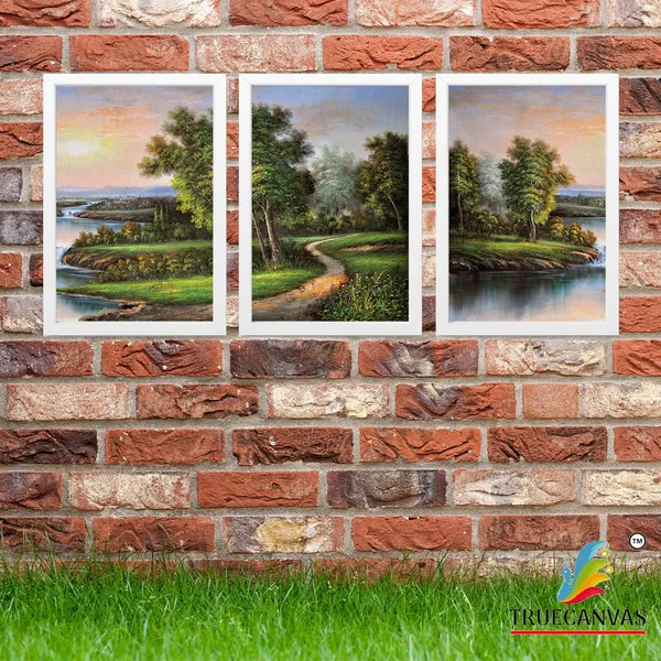 White__Abstract_Canvas_Painting_Set_Of_3_Wall_Hanging_Frame_|_For_Home,_Living_Room_Gallery_&_Office,_White,_Size_13.50_X_19.50_Inch,_Sf249
