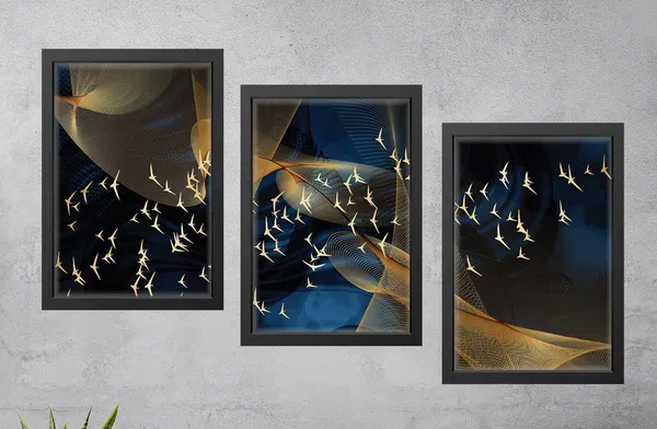 Black__Abstract_Hd_Print_Painting_Set_Of_3_With_Frame_|_For_Home,_Living_Room_Gallery_&_Office,_Black,_Size_-_13.50_X_19.50_Inch,_Sf003