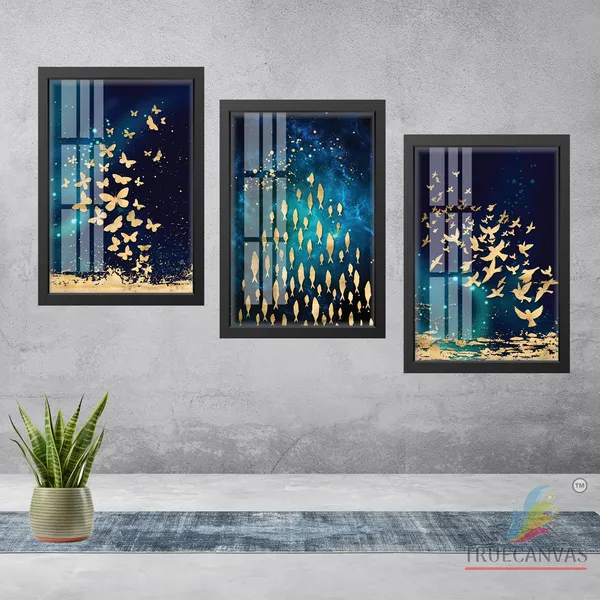 Multicolor_Abstract_Hd_Print_Painting_Set_Of_3_With_Frame_|_For_Home,_Living_Room_Gallery_&_Office,_Black,_Size_-_13.50_X_19.50_Inch,_Sf005
