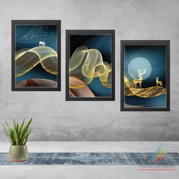 Black__Abstract_Hd_Print_Painting_Set_Of_3_With_Frame_|_For_Home,_Living_Room_Gallery_&_Office,_Black,_Size_-_13.50_X_19.50_Inch,_Sf006