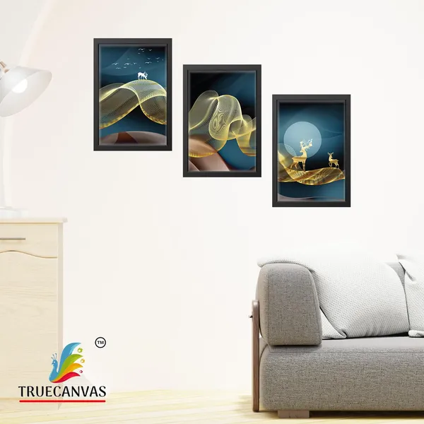 Black__Abstract_Hd_Print_Painting_Set_Of_3_With_Frame_|_For_Home,_Living_Room_Gallery_&_Office,_Black,_Size_-_13.50_X_19.50_Inch,_Sf006