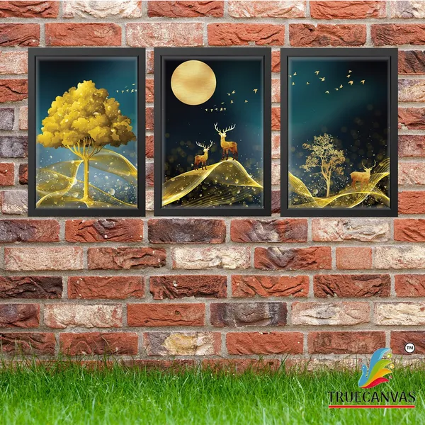 Black__Abstract_Hd_Print_Painting_Set_Of_3_With_Frame_|_For_Home,_Living_Room_Gallery_&_Office,_Black,_Size_-_13.50_X_19.50_Inch,_Sf007