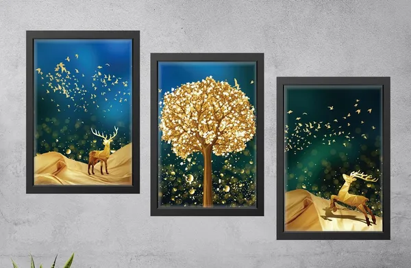 Black__Abstract_Hd_Print_Painting_Set_Of_3_With_Frame_|_For_Home,_Living_Room_Gallery_&_Office,_Black,_Size_-_13.50_X_19.50_Inch,_Sf010