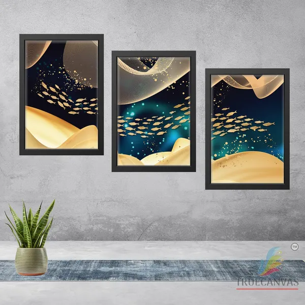 Black__Abstract_Hd_Print_Painting_Set_Of_3_With_Frame_|_For_Home,_Living_Room_Gallery_&_Office,_Black,_Size_-_13.50_X_19.50_Inch,_Sf012