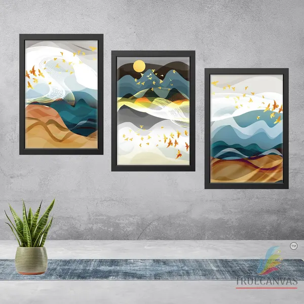 Black__Abstract_Hd_Print_Painting_Set_Of_3_With_Frame_|_For_Home,_Living_Room_Gallery_&_Office,_Black,_Size_-_13.50_X_19.50_Inch,_Sf021