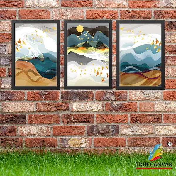 Black__Abstract_Hd_Print_Painting_Set_Of_3_With_Frame_|_For_Home,_Living_Room_Gallery_&_Office,_Black,_Size_-_13.50_X_19.50_Inch,_Sf021