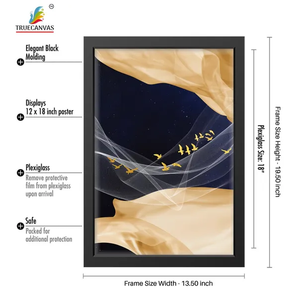 Black__Abstract_Hd_Print_Painting_Set_Of_3_With_Frame_|_For_Home,_Living_Room_Gallery_&_Office,_Black,_Size_-_13.50_X_19.50_Inch,_Sf023