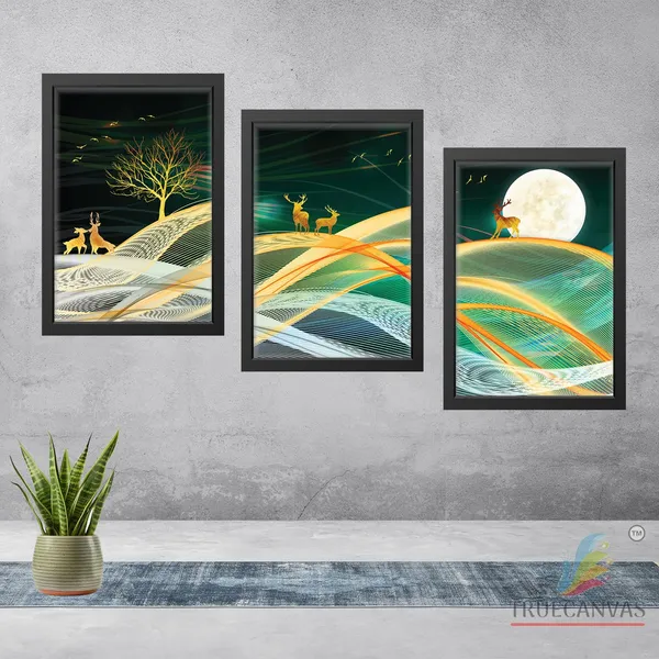 Black__Abstract_Hd_Print_Painting_Set_Of_3_With_Frame_|_For_Home,_Living_Room_Gallery_&_Office,_Black,_Size_-_13.50_X_19.50_Inch,_Sf026
