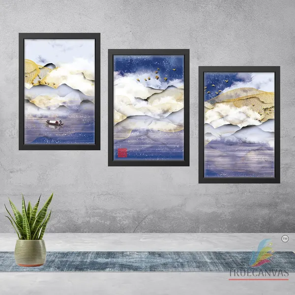 Black__Abstract_Hd_Print_Painting_Set_Of_3_With_Frame_|_For_Home,_Living_Room_Gallery_&_Office,_Black,_Size_-_13.50_X_19.50_Inch,_Sf039