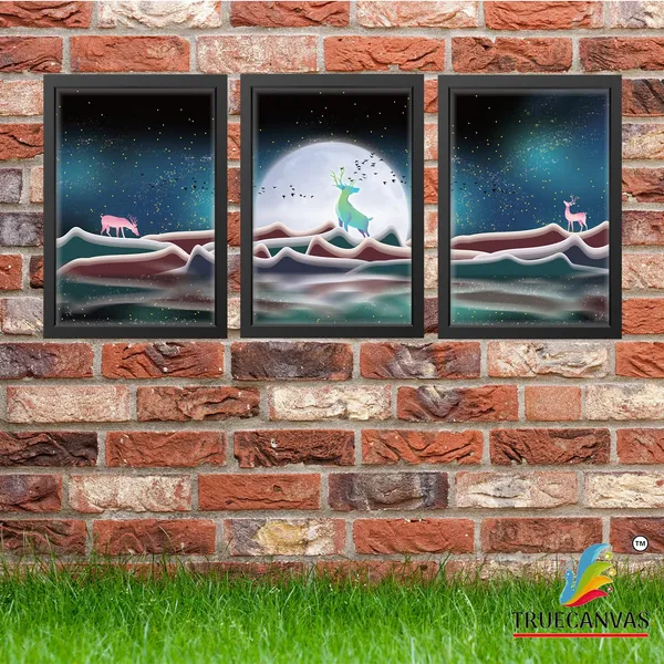 Black__Abstract_Hd_Print_Painting_Set_Of_3_With_Frame_|_For_Home,_Living_Room_Gallery_&_Office,_Black,_Size_-_13.50_X_19.50_Inch,_Sf042