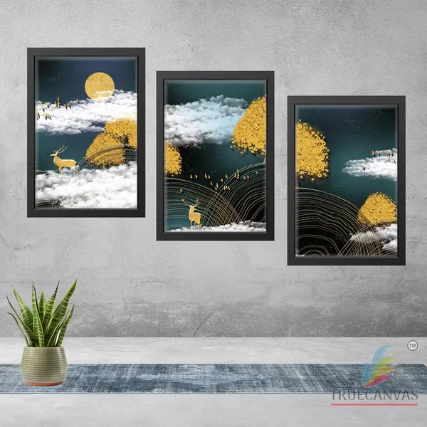 Black__Abstract_Hd_Print_Painting_Set_Of_3_With_Frame_|_For_Home,_Living_Room_Gallery_&_Office,_Black,_Size_-_13.50_X_19.50_Inch,_Sf045