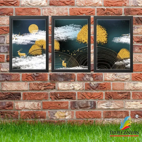 Black__Abstract_Hd_Print_Painting_Set_Of_3_With_Frame_|_For_Home,_Living_Room_Gallery_&_Office,_Black,_Size_-_13.50_X_19.50_Inch,_Sf045