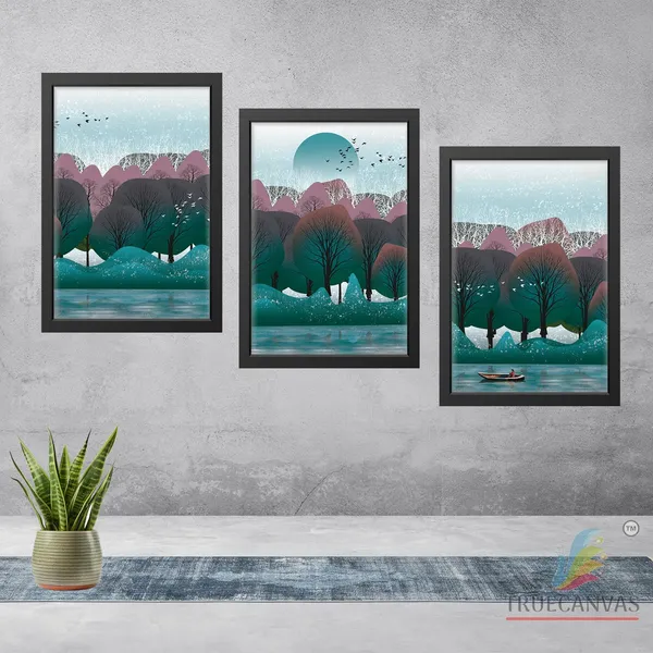 Black__Abstract_Hd_Print_Painting_Set_Of_3_With_Frame_|_For_Home,_Living_Room_Gallery_&_Office,_Black,_Size_-_13.50_X_19.50_Inch,_Sf046