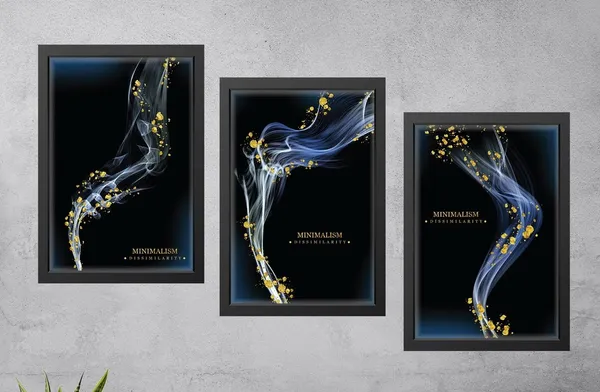 Black__Abstract_Hd_Print_Painting_Set_Of_3_With_Frame_|_For_Home,_Living_Room_Gallery_&_Office,_Black,_Size_-_13.50_X_19.50_Inch,_Sf049
