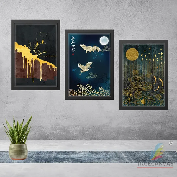 Multicolor_Abstract_Hd_Print_Painting_Set_Of_3_With_Frame_|_For_Home,_Living_Room_Gallery_&_Office,_Black,_Size_-_13.50_X_19.50_Inch,_Sf051