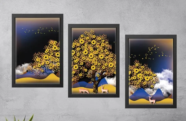 Black__Abstract_Hd_Print_Painting_Set_Of_3_With_Frame_|_For_Home,_Living_Room_Gallery_&_Office,_Black,_Size_-_13.50_X_19.50_Inch,_Sf070