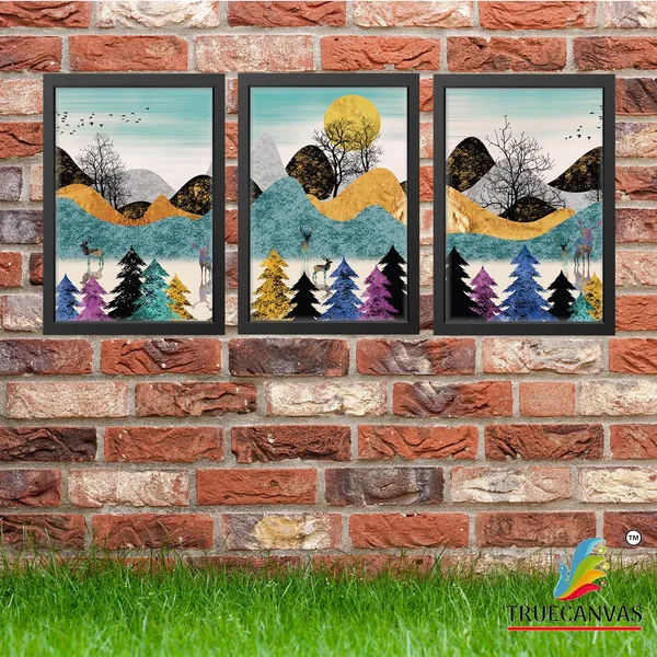 Black__Abstract_Hd_Print_Painting_Set_Of_3_With_Frame_|_For_Home,_Living_Room_Gallery_&_Office,_Black,_Size_-_13.50_X_19.50_Inch,_Sf076