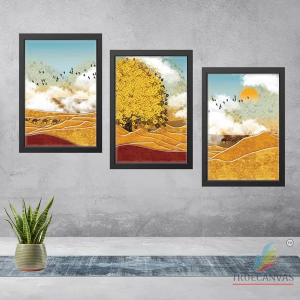 Black__Abstract_Hd_Print_Painting_Set_Of_3_With_Frame_|_For_Home,_Living_Room_Gallery_&_Office,_Black,_Size_-_13.50_X_19.50_Inch,_Sf080